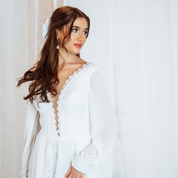 Sample boho wedding dress - Picture 4 of 9